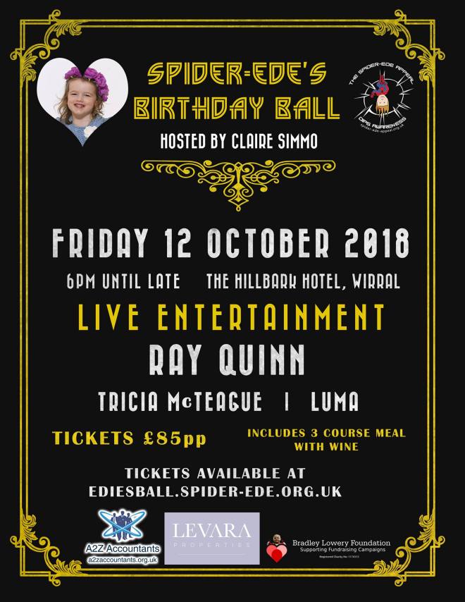 Spider-Ede's Birthday Ball - Friday 12 October 2018